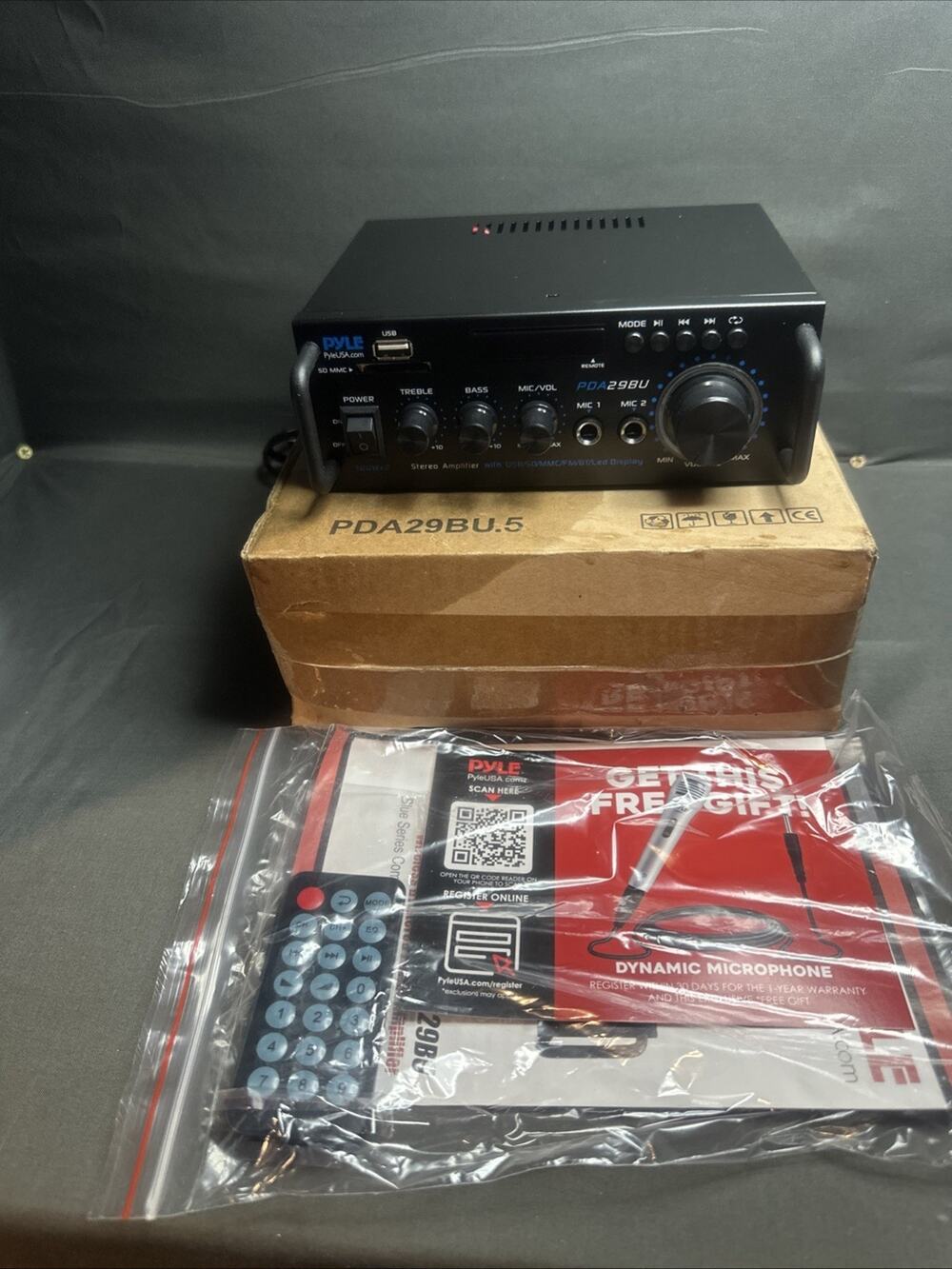 Pyle Stereo Amplifier PDA29BU